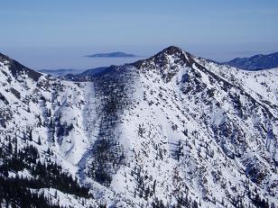 Little Navaho from SE ridge of Earl Peak