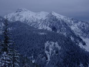 Image of Townsend Mountain from 4,000' on Iron Mountain logging road