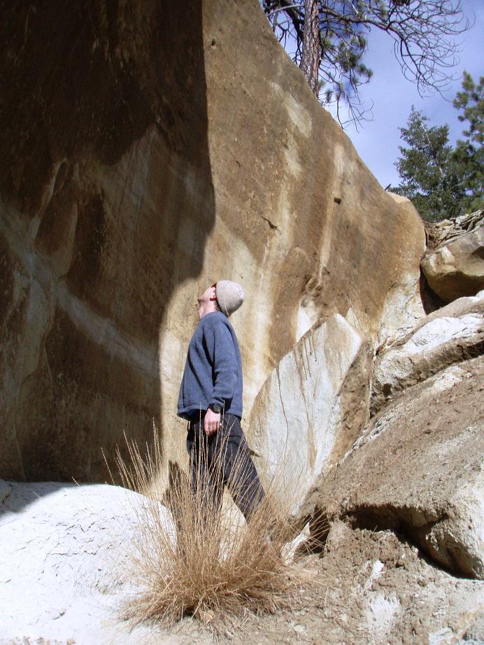 Image of Limestone wall near the Teanaway Road