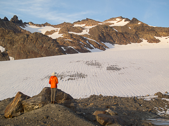 Kololo Peak and the White Chuck Glacier remnant.