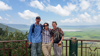 The rim of the Ngorongoro Crater