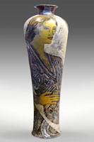 Batik Lady Urn