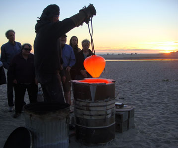 beach firing