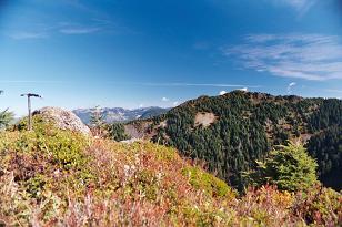 Dixie Peak from Crater Lake Mountain