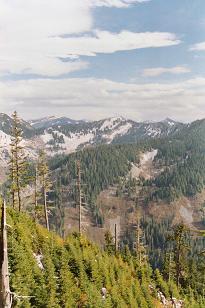 Paperboy Peak from Hancock's Comb