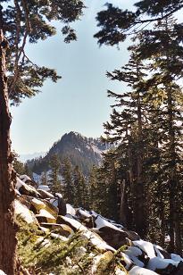 Paperboy Peak from side of Boomerang Peak