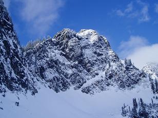 SE side of Bryant Peak from 4800 feet