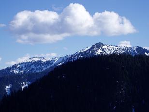 Goat Mountain (Lake Philippa quad) from logging road above