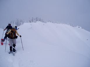 Summit of Evergreen Mountain (the lookout is on far right)