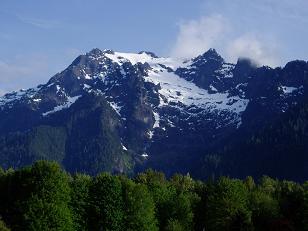 Whitehorse Mountain from gas station on SR 350