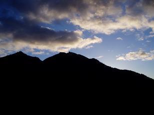 Sunrise on Icicle Ridge from Road 7601