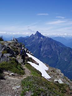 Whitechuck Mountain from Pugh Mountain trail