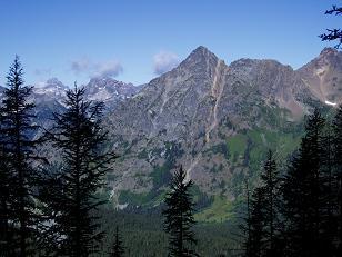 Whistler Mountain from bootpath to South Early Winters Spire