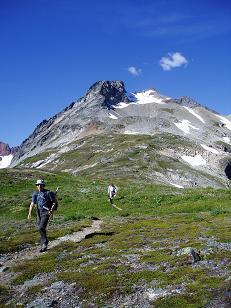 Sahale Peak from Sahale Arm