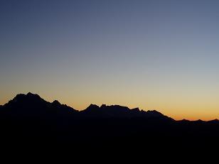 Mount Stuart from Jolly Mountain at sunrise