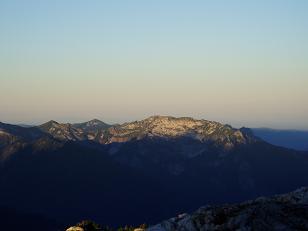 Preacher Mountain from summit of Big Snow Mountain