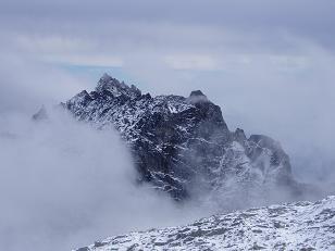 McClellan Peak from side of Little Annapurna