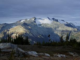 Mount Daniel from above Robin Lake