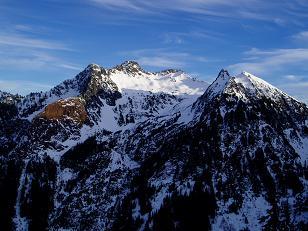 Silvertip Peak from the Gothic Basin trail