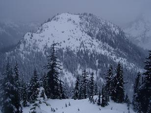 SE side of Tye Peak from Skyline Ridge