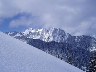 Duke of Kent (and court) from north ridge of Mount Gardner