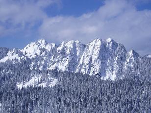 Duke of Kent (and court) from north ridge of Mount Gardner