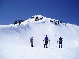 SE ridge of Lennox Mountain from 5,200' S of Coney Lake