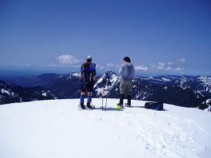 Mount Phelps from the summit of Lennox Mountain