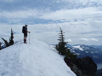 Ben on summit of Mount Catherine