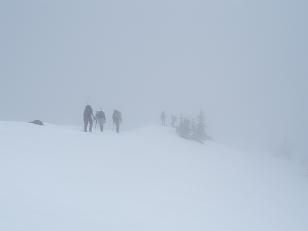 The summit of Tunnel Vision Peak