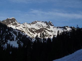 Chair Peak from Snow Lake trail