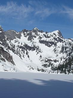 Mount Roosevelt over Snow Lake