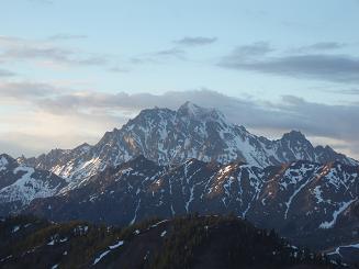 Mount Stuart from summit of Malcolm Mountain