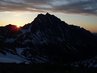 Mount Stuart from summit of Fortune Peak