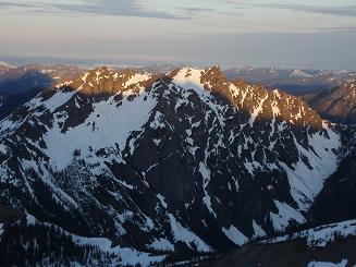 Hawkins Mountain from summit of Fortune Peak