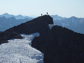 False summit of Big Craggy Peak