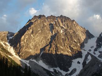 Evening light on Dragontail Peak