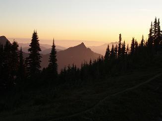 Hall Peak from Mount Dickerman