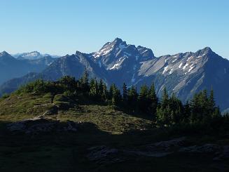 Del Campo Peak from Mount Dickerman trail