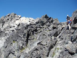 Summit block of Sloan Peak