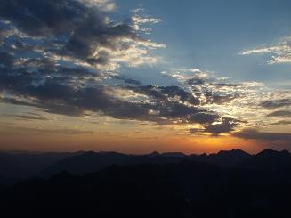 Sunset from Alta Mountain