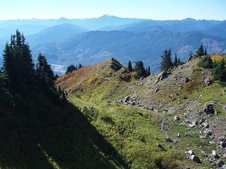 Sauk Mountain trail