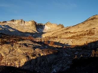 East side of Dragontail Peak