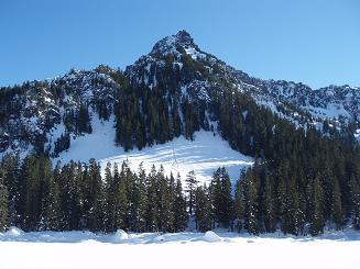 Thunder Mountain from Surprise Lake