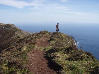 One Man's Pass on Slieve League