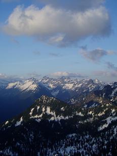 Avalanche Mountain with the upper Middle Fork Snoqualmie peaks in background