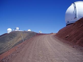 Observatories on the summit of Mauna Kea