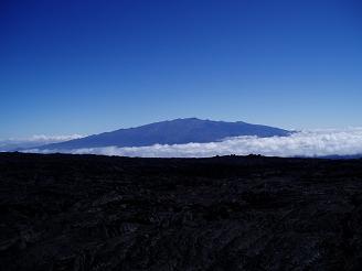 Mauna Kea from the Mauna Loa trail