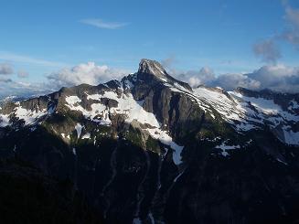 Luna Peak from our camp above Eiley Lake