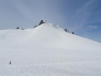 Mount Challenger from the east end of the Challenger Glacier